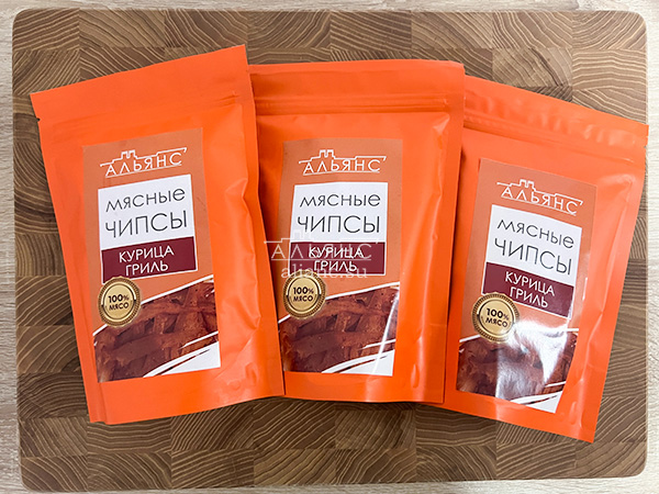 Мясо (АЛЬЯНС) вяленое курица "Гриль" 50 гр. в Солнечногорске