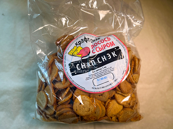 Снапсы ПШЕНИЧНЫЕ "Лосось с сыром" в Солнечногорске