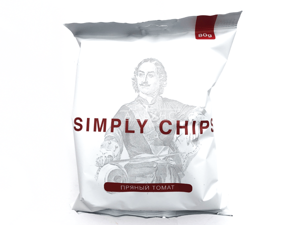 Картофельные чипсы "Simple chips" Пряный томат 80 гр. в Солнечногорске